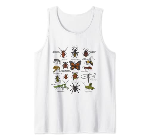 Celebra la diversidad Entomología Bugs Insectos Colector Camiseta sin Mangas