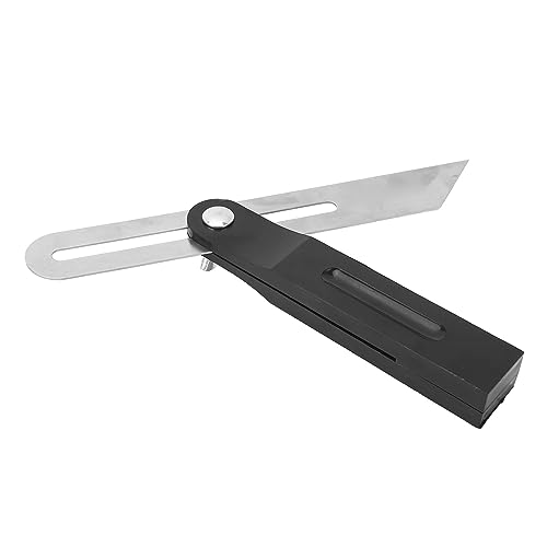 Zynphancer 木工用Tベベル定規 20cm 軽量 ? 360度可動式 スケールフリー ABS製 耐腐食性 持ち運び便利 建築マーキング対応