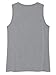Latuza Women's Bamboo Viscose Pajama Tank Top V Neck Sleeveless Sleep T-Shirt S Light Gray