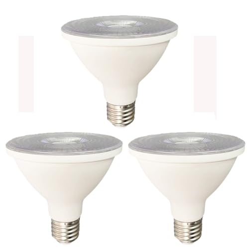 yayutelight PAR38 LED Bulbs, CRI80 120W Equivalent 18W, NOT Dimmable, 1200 Lumens, Super Bright E27 Base 3-Pack (4000K Neutral White)