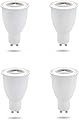 10W GU10 LED Bulbs MR16 GU10 Base 10 Watt(Equivalent to 100W Halogen Bulbs)High Brightness 1000LM LED Spotlight Bulbs for Landscape Recessed Track Lighting,38° Beam Angle,4 Pack (Cool White)
