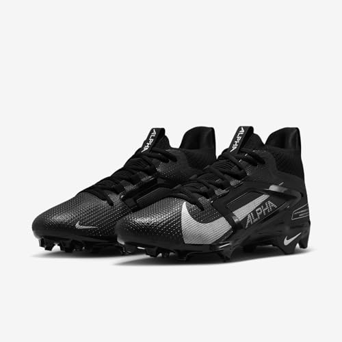 Image of Nike Alpha Menace 4 Elite Football Cleats (FD7036-600, University Red /Team Red /Black /White)