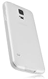 mumbi Etui Galaxy S5, Blanc, Galaxy S5 Clear Weiss