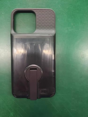 BOPPS Battery Case for iPhone 13/14 Pro Max?Invisible Stand? Upgraded 7000mAh Portable Rechargeable Protective Extended Charger Cover for iPhone 13/14Charging Case-Black