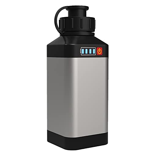 HEMAJUN電動リール用バッテリー 3500mAh ダイワ シマノ電動リールと互換性あり リチウムイオンバッテリー 電量残量機能付き LED ライト付き 急速充電器2.0A 専用ポーチ付属