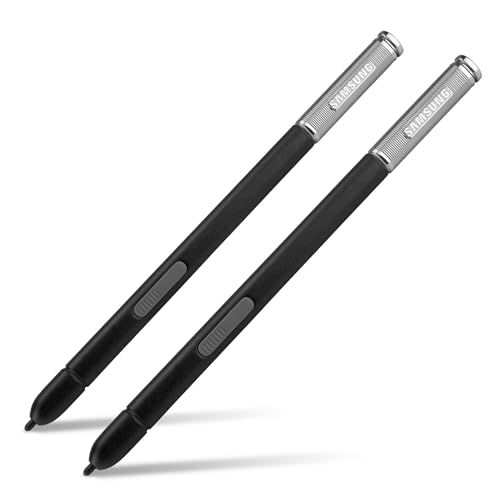 BoxWave Stylus Pen Compatible with Galaxy Note Tablet 10.1 (2014) - Replacement S Pen (2-Pack), Silicone Tip, Precise S Pen - Jet Black