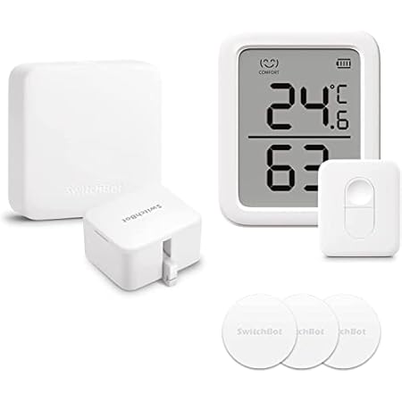 SwitchBotシリーズ 5点セット スマートリモコン/温湿度計 プラス/ボット/リモートボタン/NFCタグ 8,350円送料無料! SwitchBotシリーズ 5点セット スマートリモコン/温湿度計 プラス/ボット/リモートボタン/NFCタグ 8,350円送料無料!