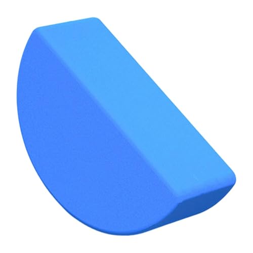 Pegciuho Half Round Yoga Block,Exercise Brick Prop,AntiSlip Half Moon Balance Block for Training, Blue