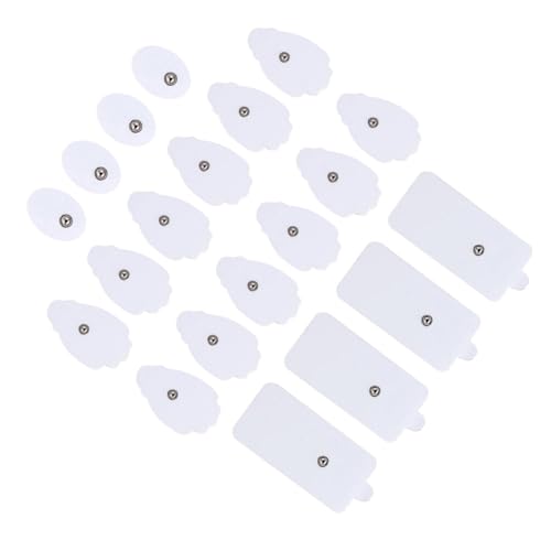 UKCOCO Almohadillas Autoadhesivas para Muscular, 20 Unidades, Lámina No Tejida, Parches para Fisioterapia y Terapia Ocupacional, Compatibles Estimuladores Eléctricos