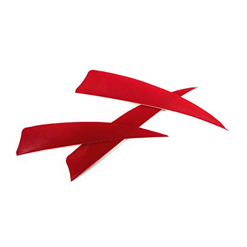 Letszhu Turkey Vane Fletching 4" Arrows for Hunting (25 Red)