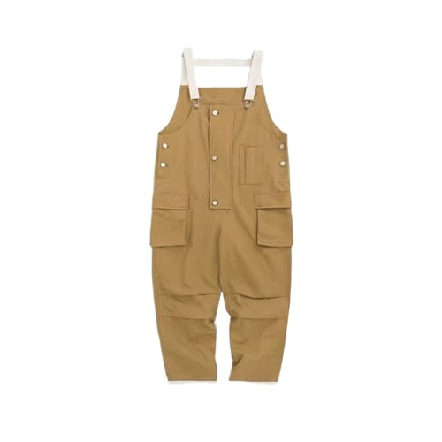 Pantalones cargo de hombre WOLONG azul caqui de algodón holgado estilo japonés streetwear 2