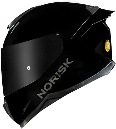 Capacete Norisk Razor Black Edition Com 2 Viseiras + Spoiler