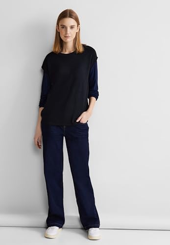 T-shirt bleu foncé chic idéal pour vos sorties citadines