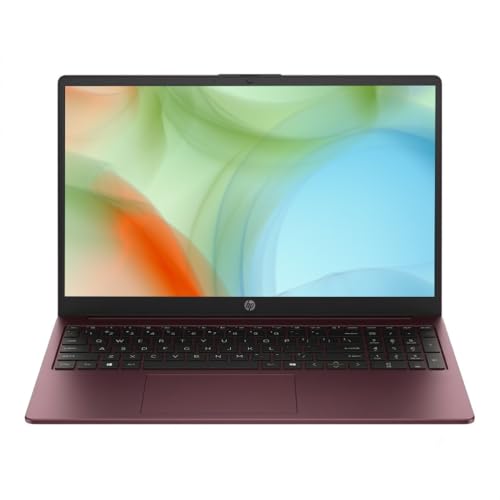 HP Portable 15'' HD Micro-Edge IPS Laptop, Intel N Series Processor Up to 3.68GHz, 4GB DDR4, 128GB SSD, HDMI, Webcam, Ultra-Fast 6th Gen WiFi, Windows 11 OS, Dale Garnet, Renewed