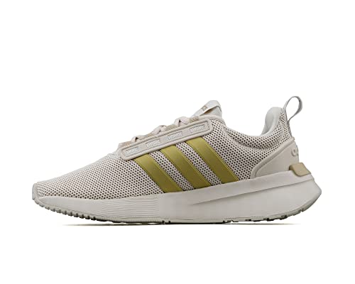 adidas Racer TR21, Sneaker Mujer, Alumina/Gold Met./Magic Beige, 39 1/3 EU