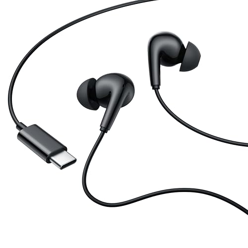 Image of Edifier P230 USB-C Wired Earphones, Hi-Res Audio, 12.4mm Dynamic Driver, IP54 Water Resistant, Black