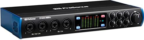 PreSonus Studio 1810c 18x8, 192 kHz, USB Audio Interface with Studio One Artist and Ableton Live Lite DAW Recording Software