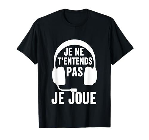 T-Shirts de Gaming Homme garçon Gamer Cadeaux Homme T-Shirt