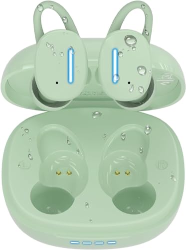 Wireless Earbuds IPX8 Waterproof Touch Control, Bluetooth 5.3 in Ear Headphones with Charging Case, TWS Headset for Phone,Samsung,Android, Sport and Workout Deep Bass Microphone Earphones