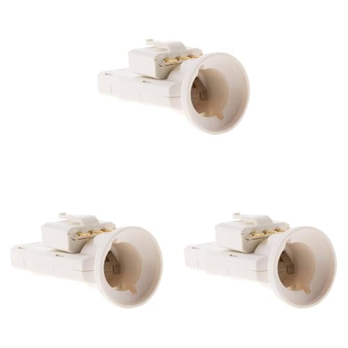 Douille avec Fiche DCL 6A 250V E27 - Blanc - Zenitech (Lot de 3)