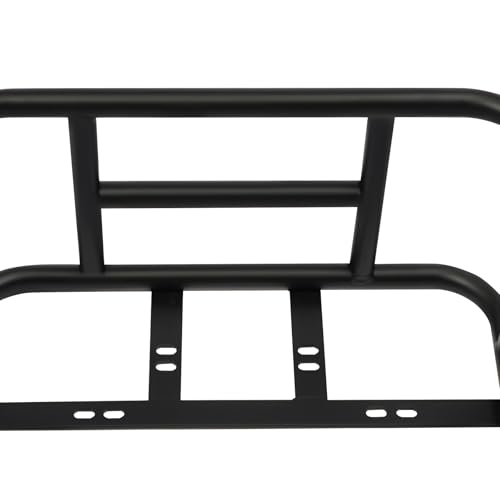 Donened - Fahrradkorb, Fahrrad Gepäckträger Korb, Hinten Fahrradkorb, für Meisten Fahrräder mit Gepäckträger, Schwarz (34.3x30.5x15cm)
