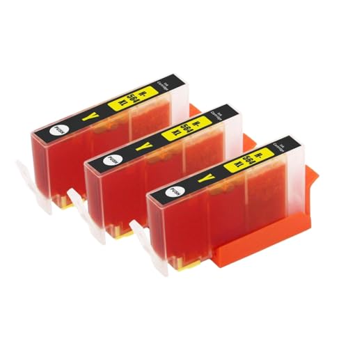 Cartouche jaune Photosmart D5460 5520 6510 pour réparer les impressions ternes