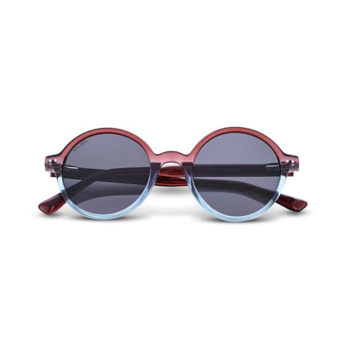 Image of HALDEN inchCOMET inch Series Sunglasses - Italian Sophistication & Japanese Precision in Classic Round Design, 1-Year Warranty