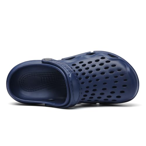 Image of CERYTHRINA Mens Garden Clogs Lightweight Breathable Slip on Sandals Fashions Pool Beach Shoes Non Slip Home Clogs Slippers