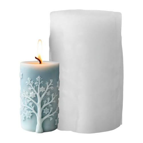 Forma Para Velas | Piezas De Centro De Mesa De Copo De Nieve De Silicona De Navidad,Antiadherente Yeso Velas Ceras Formas - Para Yeso Chocolate Fondant arcilla Gomoso Estante Ventana Aula Escuela