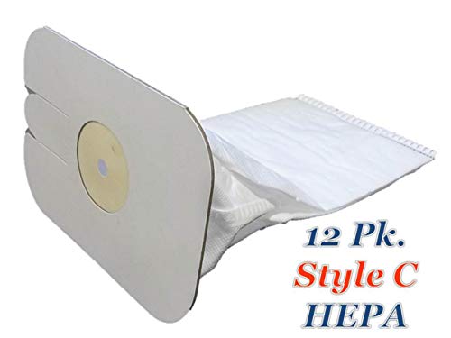 Ultra Fresh 12 PK HEPA Replacement for Aerus Electrolux Canister Style C Vacuum