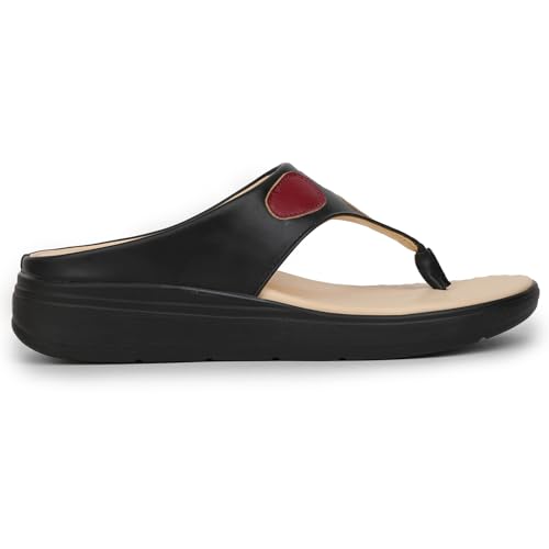 Image of Liberty Healers ZUBIE 2E Casual Slipper For Women With EVA Sole | Comfortable and Lightweight | Trendy Design PU Outolse| Durable Soft Insole | Stylish Footwear and Cushioned Footbed