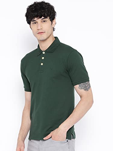 Image of CHKOKKO Men's Cotton Regular Fit Half Sleeves Polo T-Shirt