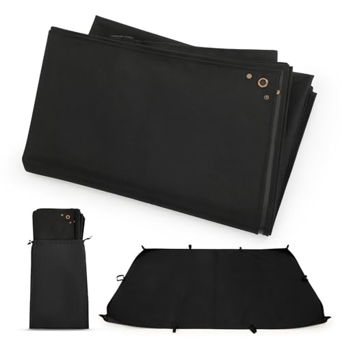 グランドシート 195×136m 大型 レジャーシート テント 両面撥水 厚手 1680D 大判 無骨高耐久 耐摩耗 収納袋付き 4〜6人用 キャンプ アウトドア ピクニック