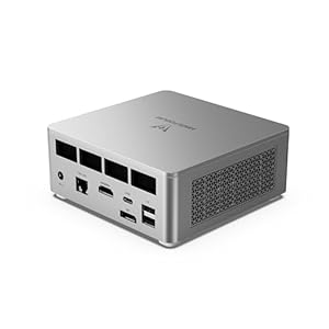 MINIS FORUM Mini PC UM750L Slim, AMD Ryzen 5 7545U 6-Core 12-Thread-Prozessor bis zu 4, 9 GHz, AMD Radeon 740M, 32 GB LPDDR5 / 1 TB SSD, HDMI/DP/USB4/2, 5G RJ45, Wi-Fi6E, BT5.2