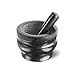 Produktbild Cole & Mason H100279 Worcester Mörser mit Stößel, Schwarz, 14cm, Fur Gewürze und Kräuter, Granit