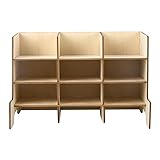 TTETTZ Modulo Fai da Te per Vernice, Bottiglia di Pigmento, Strumento Epossidico, Vetrina di Stoccaggio in Legno Multistrato, B