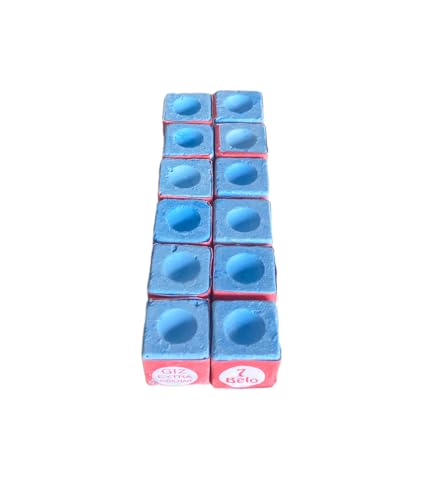 Giz Sete Belo + Giz Branco Para Taco Sinuca Bilhar Snooker