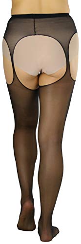 Image of ToBeInStyle Women's Suspender Pantyhose