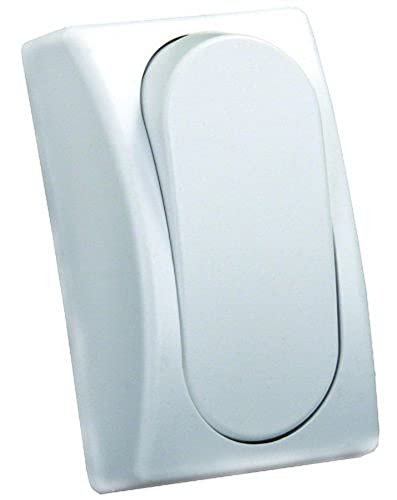 JR Products 13575 Modular On/Off Switch - Single , White