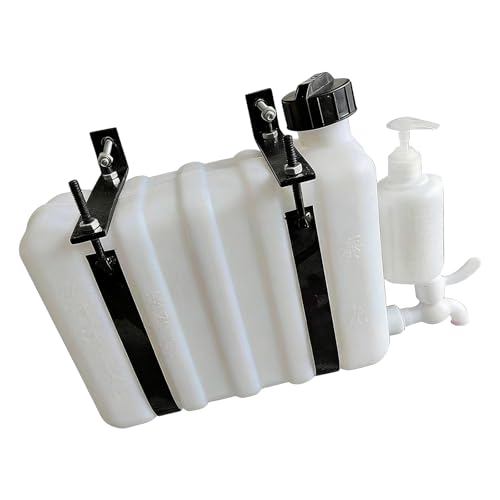 Quick Access Portable Water Tanks for Truckers Hand Washing Outdoor Sanitation Easy Mount Water Storage Tanks with Faucet Outdoor
