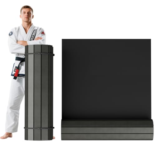 KAOSHAN 5'x10' Roll-Up Wrestling Mat, 1.2in XPE Foam BJJ Training Mat