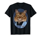 Star Trek: The Next Generation Dr. Crusher Cat Portrait Camiseta