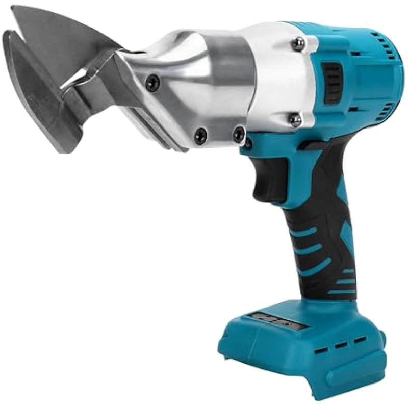 전기 금속 절단기 Makita 18V 배터리 360도 회전 헤드, 강력한 절단, 고속 및 저속, 2 단, 무선, 신체 전용, 판금 가위, 니브 블러, 철판, 스테인리스 스틸, 알루미늄, 가공, 일본 지침서 포함