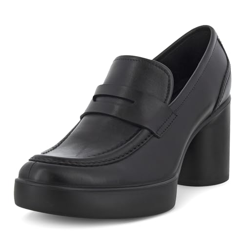 Image of ECCO Women's Sculpted Lx 55 Block-Heeled Loafer