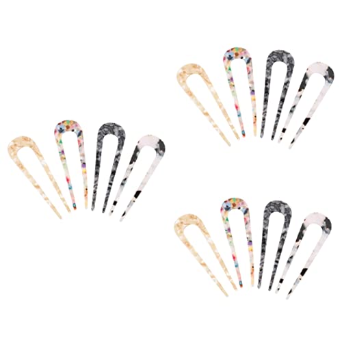 Épingles à cheveux en U en feuille d'acétate Mikinona, l'accessoire de coiffure haute qualité