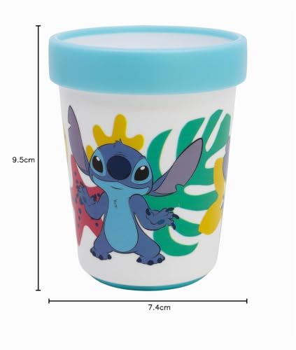 Miniatura 4 de Stor Vaso Antideslizante Premium Bicolor 260 Ml Stitch
