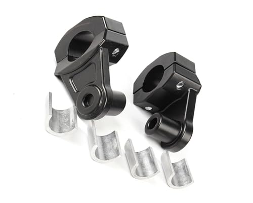 Lenkererhöhung 28/22 Mm Universal-Lenkerhalterung Für Moto Guzzi(Schwarz)