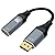 ConnBull DisplayPort to HDMI Adapter 8K, Uni-Directional DP 1.4 to HDMI 2.1 Screen (Male to Female) Cable Support 8K@60Hz/4K@120Hz Display for HP, Dell, AMD, NVDIA, (Not Compatible with PS5), 10.2"
