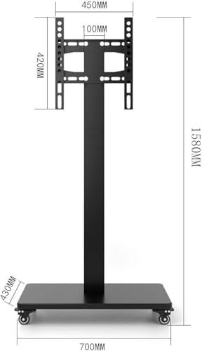 Soporte móvil para TV de 32-65 pulgadas con ruedas miniatura 2