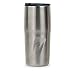 EcoVessel Metro TriMax Vacuum Insulated Stainless Steel Tumbler Cup/Coffee Travel Mug BPA Free Slider Top - 16 oz Pint Glass - Silver Express
